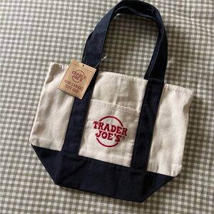 Trader Joe's Mini Canvas Tote Bag